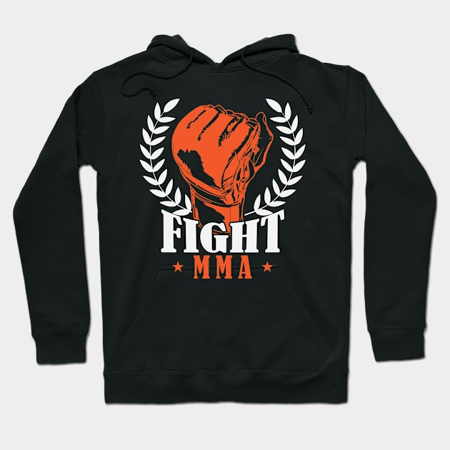 Fighter Mixed Martial Arts "Fight" Hoodie by dieEinsteiger